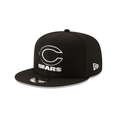 Chicago Bears Gorra | New Era NFL 9fifty Snapback Cap Mexico - Negros